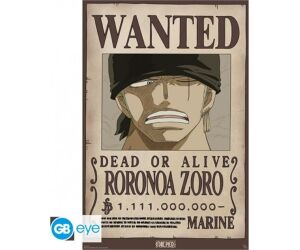 Poster maxi gb eye one piece roronoa zoro 91.5 x 61