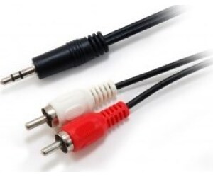 Cable audio equip mini jack 3.5mm macho a 2 rca macho 2.5m