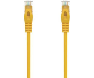 Cable de Red RJ45 AWG24 UTP Aisens A145-0566 Cat.6A/ LSZH/ 1m/ Amarillo