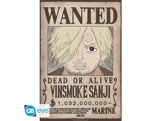 Poster gb eye chibi one piece wanted sanji wano