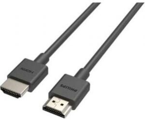 Cable HDMI 4K Philips SWV5702/ HDMI Macho - HDMI Macho/ 2m/ Certificado/ Negro