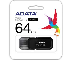 ADATA Lapiz Usb UV240 64GB USB 2.0 Negro