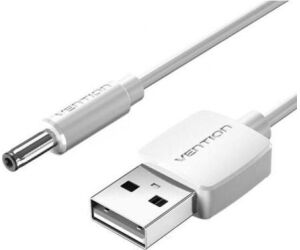 Cable Alimentacion Usb-a/m A Dc 5.5 Mm/m 1 M Blanco Vention