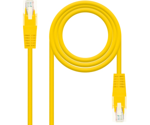 Cable De Red Latiguillo Rj45 Utp Cat6 Awg24 0.5 M Amarillo Nanocable