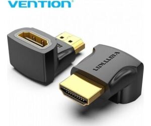 Adaptador 4k 90 Acodado Hdmi/m A Hdmi/h Negro Vention