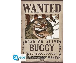 Poster gb eye chibi one piece wanted buggy wano