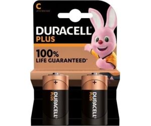 Pack de 2 Pilas C Duracell  LR14/ 1.5V/ Alcalinas