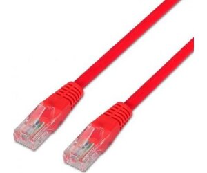 Cable de Red RJ45 UTP Aisens A135-0238 Cat.6/ 1m/ Rojo