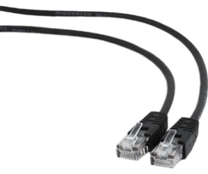 Latiguillo rj45 lanberg cat.6 f - utp 0.25m negro