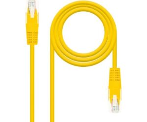 Cable de Red RJ45 UTP Nanocable 10.20.0400-L25-Y Cat.6/ 25cm/ Amarillo