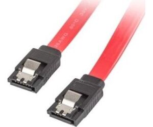 Cable Sata Iii Lanberg 6gb/s Hembra Hembra Angulo Clip Metal 0.5m