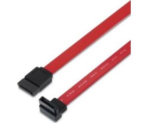 Cable Sata Iii Lanberg 6gb/s Hembra Hembra Angulo 0.5m Rojo