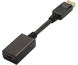 Cable de vdeo DisplayPort-HDMI M/H 0.15m. Negro