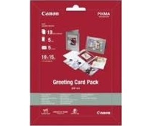 Papel canon gcp - 101 pack 10 papel 10x15 5 tarjetas felicitacion 5 sobres