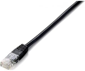 Cable red equip latiguillo rj45 u -  utp cat6 0.5m negro