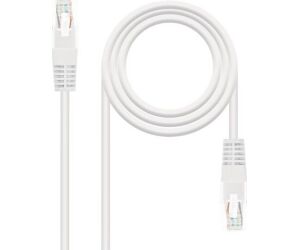 Cable de Red RJ45 UTP Nanocable 10.20.0400-L30 Cat.6/ 30cm/ Blanco