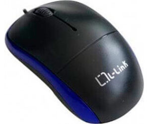 Raton optico usb l - link negro - azul