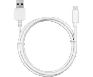 Cable Usb-a A Usb-c 1m Blanco Coolbox