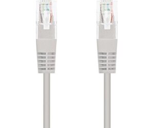 Cable De Red Latiguillo Rj45 Cat.5e Utp Awg24 25 Cm Gris Nanocable