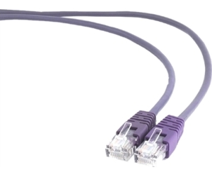 Cable Red Cat5e Gembird Utp Violeta 1m