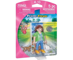 Playmobil mujer con gatitos