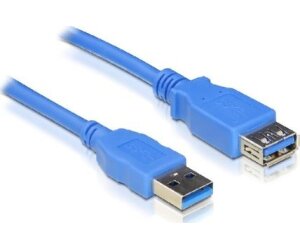 Cable Alargador USB 3.0 Nanocable 10.01.0902-BL/ USB Macho - USB Hembra/ 2m/ Azul