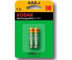 Blister pilas kodak recargables ni - mh aaa lr3 650mah -  blister 2 pilas