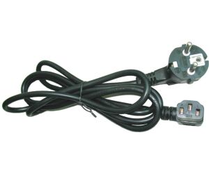 Cable Alimentacion Gembird Schuko A C13 90 Grados 1,8m