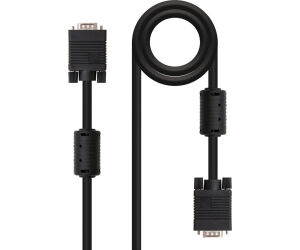 Cable Svga Con Ferrita Monitor Tipo M-m 1m Nanocable