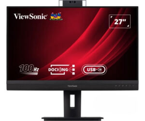 Monitor Viewsonic 27" Qhd Ips Wcam Hdmi Dp In Out Usb C 90w Multi Rj45 Ergo