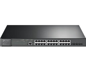 TP-LINK TL-SG3428XMP switch Gestionado L2+ Gigabit Ethernet (10/100/1000) Energía sobre Ethernet (PoE) Negro