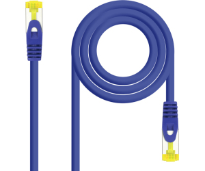 Cable De Red Latiguillo Rj45 Sftp Cat6a Awg26 3 M Azul Nanocable