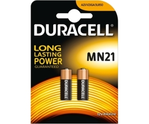 Duracell Pila Alcalina MN21 LR23A 12V Blister*2