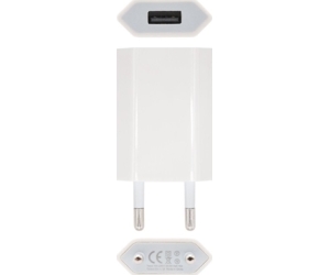 Nanocable Mini Cargador USB  Ipod /Iphone 5V-1A Bl