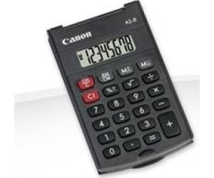 Calculadora canon bolsillo as - 8 8 digitos -  tapa plegable