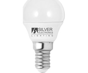 Bombilla led silver electronic eco esferica 5w=35w -  e14 -  3000k -  436 lm -  160 -  luz calida -  a+