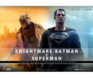 Set figuras hot toys television masterpiece series -  zack snyder's justice league -  knightmare batman and superman