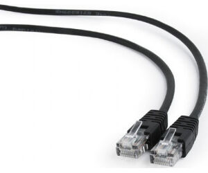 Cable Red Gembird Utp Cat5e 1m Negro