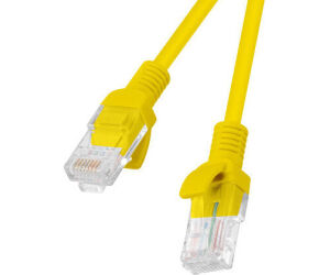 Latiguillo rj45 lanberg cat.6 utp 0.25m fluke passed amarillo