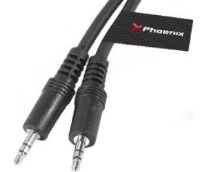 Cable de audio mini jack  3.5 mm m - m estreo de 5 m