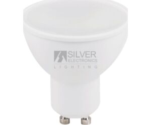 Bombilla led silver electronic eco multi - led dicroica 7w=44w -  gu10 -  3000k -  567 lm -  120 - luz calida -  a+