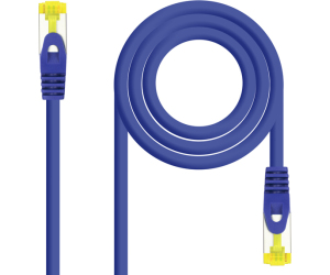 Cable De Red Latiguillo Rj45 Sftp Cat6a Awg26 2 M Azul Nanocable