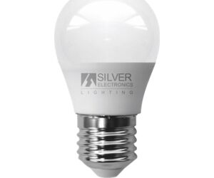 Bombilla led silver electronic eco esferica 5w=35w -  e27 -  3000k -  399 lm -  180 -  luz calida -  a+