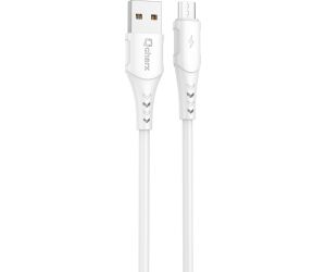 Cable qcharx lisbon usb a lightning 3a - 1 m - pvc blanco