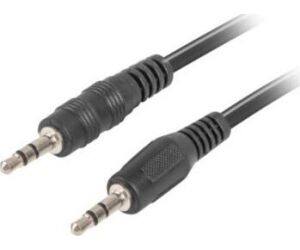 Cable estereo lanberg jack 3.5mm macho -  jack 3.5mm macho 2m negro