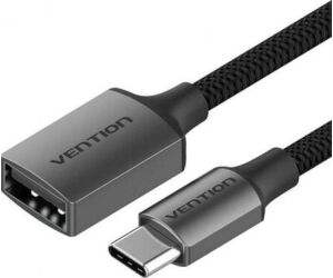 Cable USB 2.0 Vention CCWHB/ USB Tipo-C Macho - USB Hembra/ 15cm