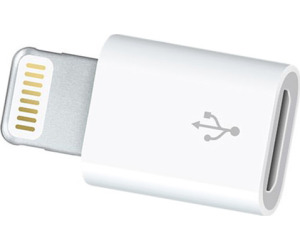 Adaptador Micro USB Lightning 3GO A200/ Micro USB Hembra - Lightning Macho/ Blanco