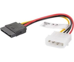 Cable lanberg alimentacion molex macho a sata hembra 15 cm