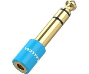 Adaptador Audio Jack 6.5/m Jack 3.5/h Azul Vention