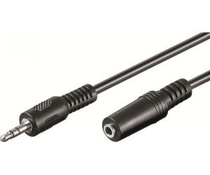 Ewent Cable Audio Estereo 3,5mm/M y 3,5mm/H -3mt